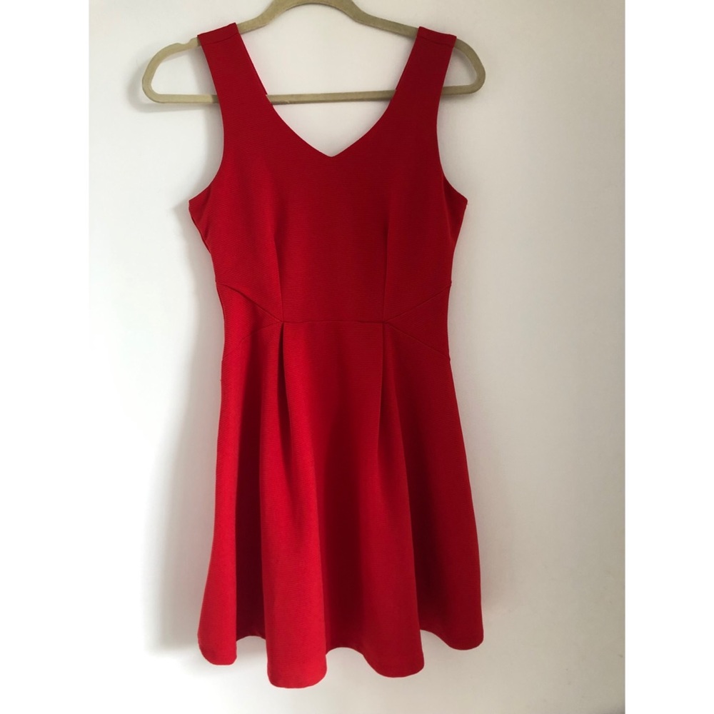 Red mini dress Monteau size Small